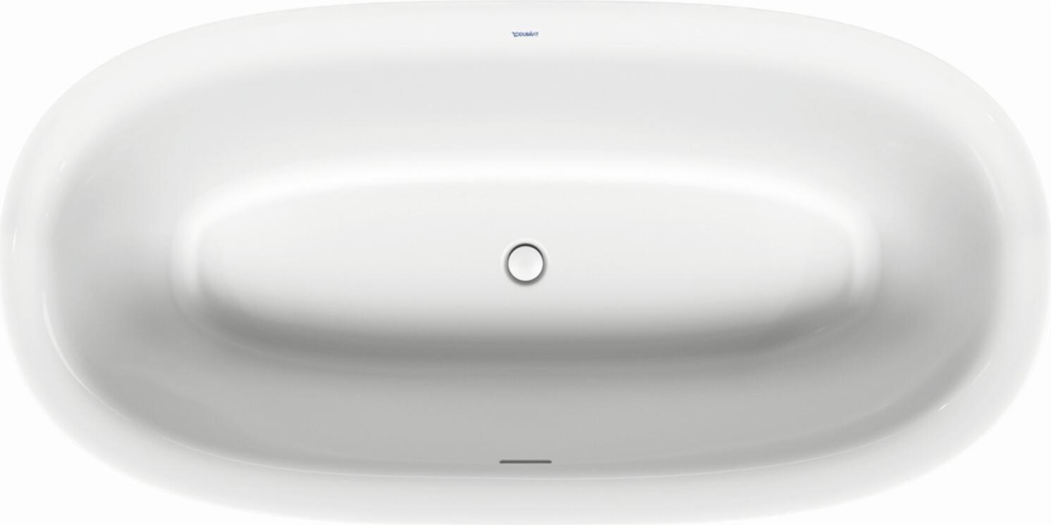 Duravit Oval-Badewanne White Tulip 180x90x48cm, frei., 2 RS, weiß