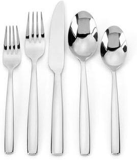 Ginkgo Simple 42-piece Stainless Steel Flatware Set