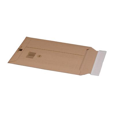 VEPATIM 100 Wellpappe Versandtaschen 246x357mm bis 50mm Höhe Selbstklebeverschluss Aufreißfaden für B4 braun