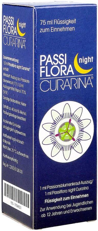 Passiflora Night Curarina Flüssigkeit zum Einnehmen