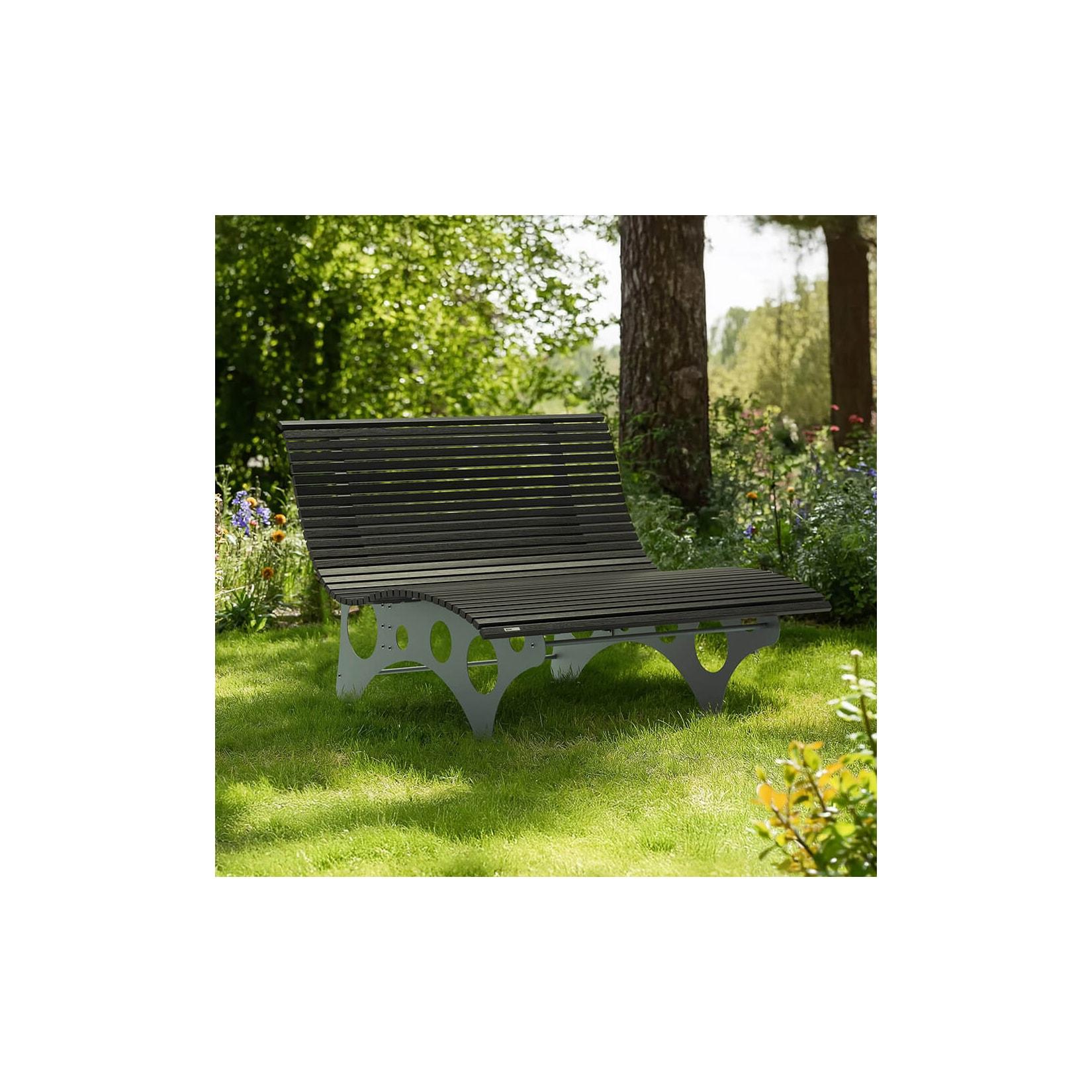 HOME DELUXE Wellenliege NIRA - Teak