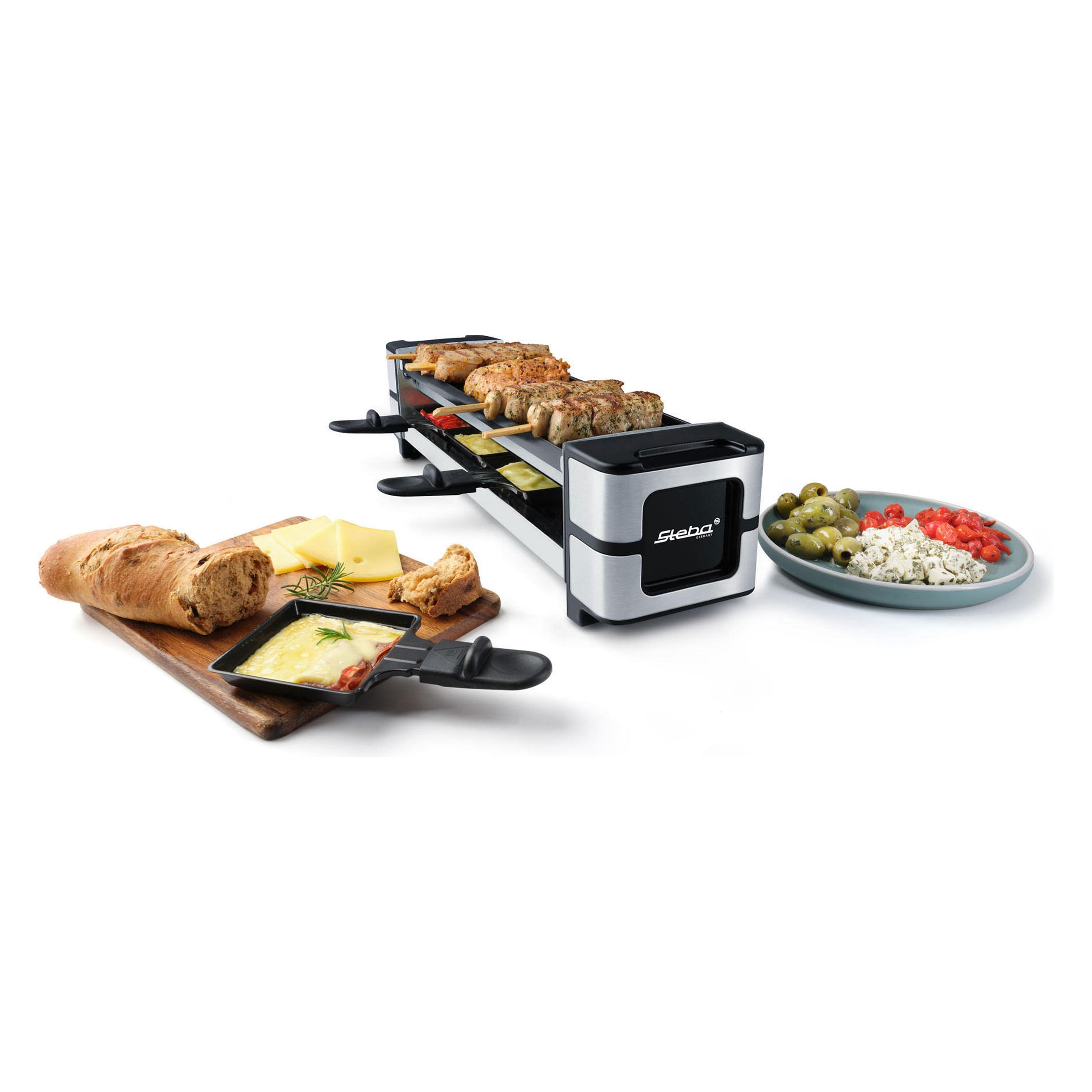 Steba RC 140 Raclette 4 Pfännchen Grillfläche 38,5x11cm (634000)