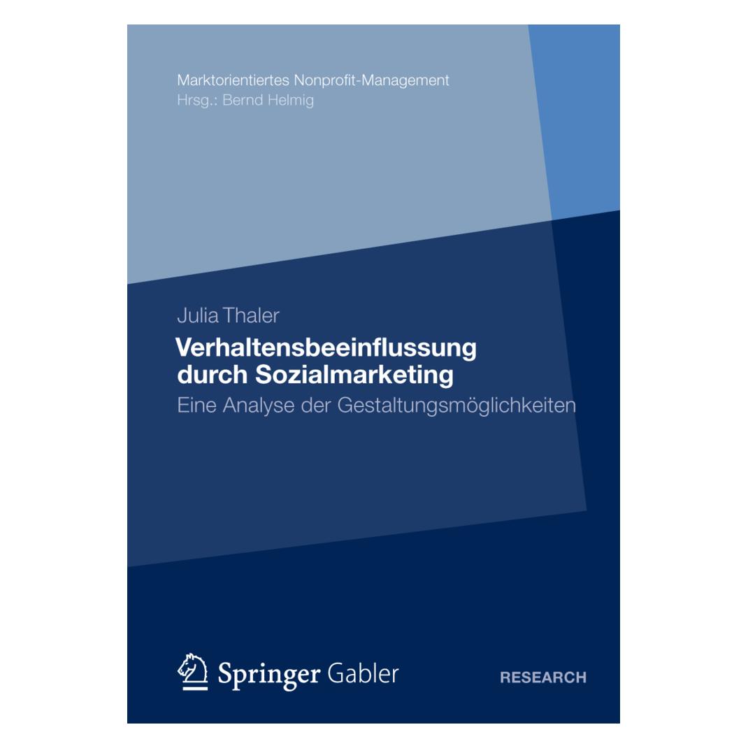 Gabler Thaler:Verhaltensbeeinflussung durch So (Deutsch, Softcover, Julia Thaler) (45587104)