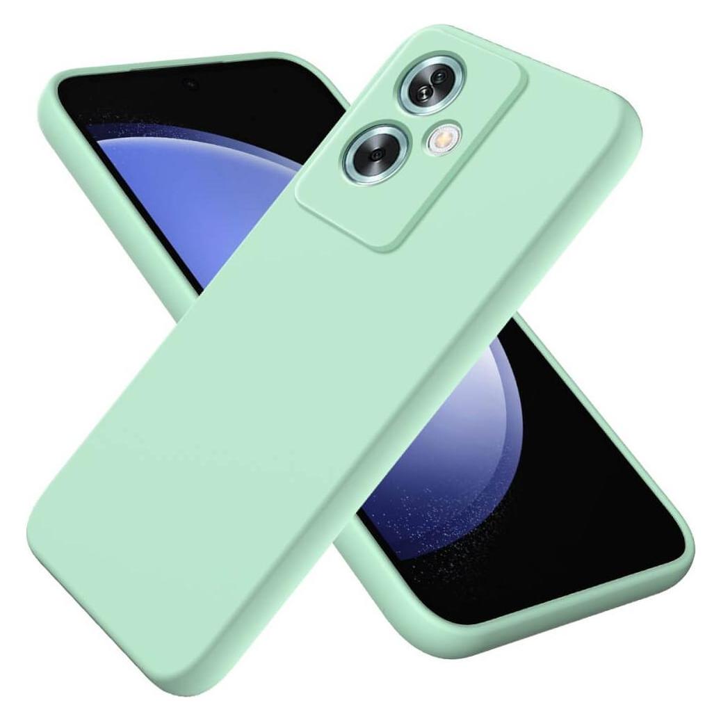 Cover-Discount OPPO A79 5G - Silikon Gummi Hülle grün (Oppo A79) (660173712A)