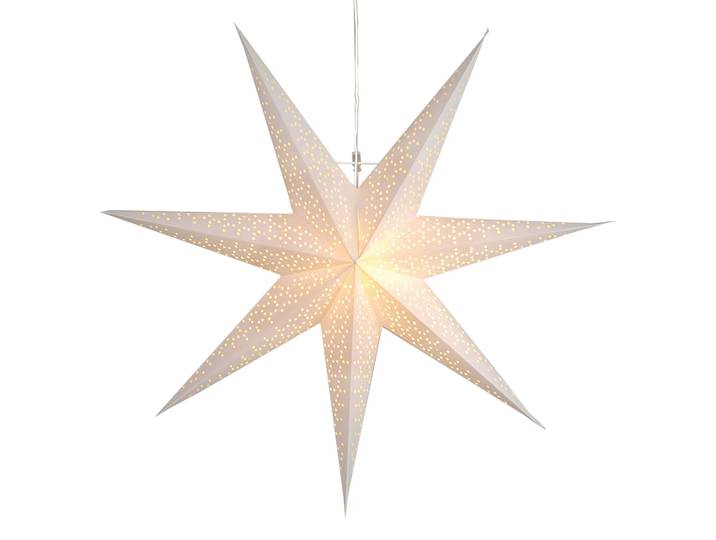 Star Trading Etoile de l avent Dot 70 cm Blanc'