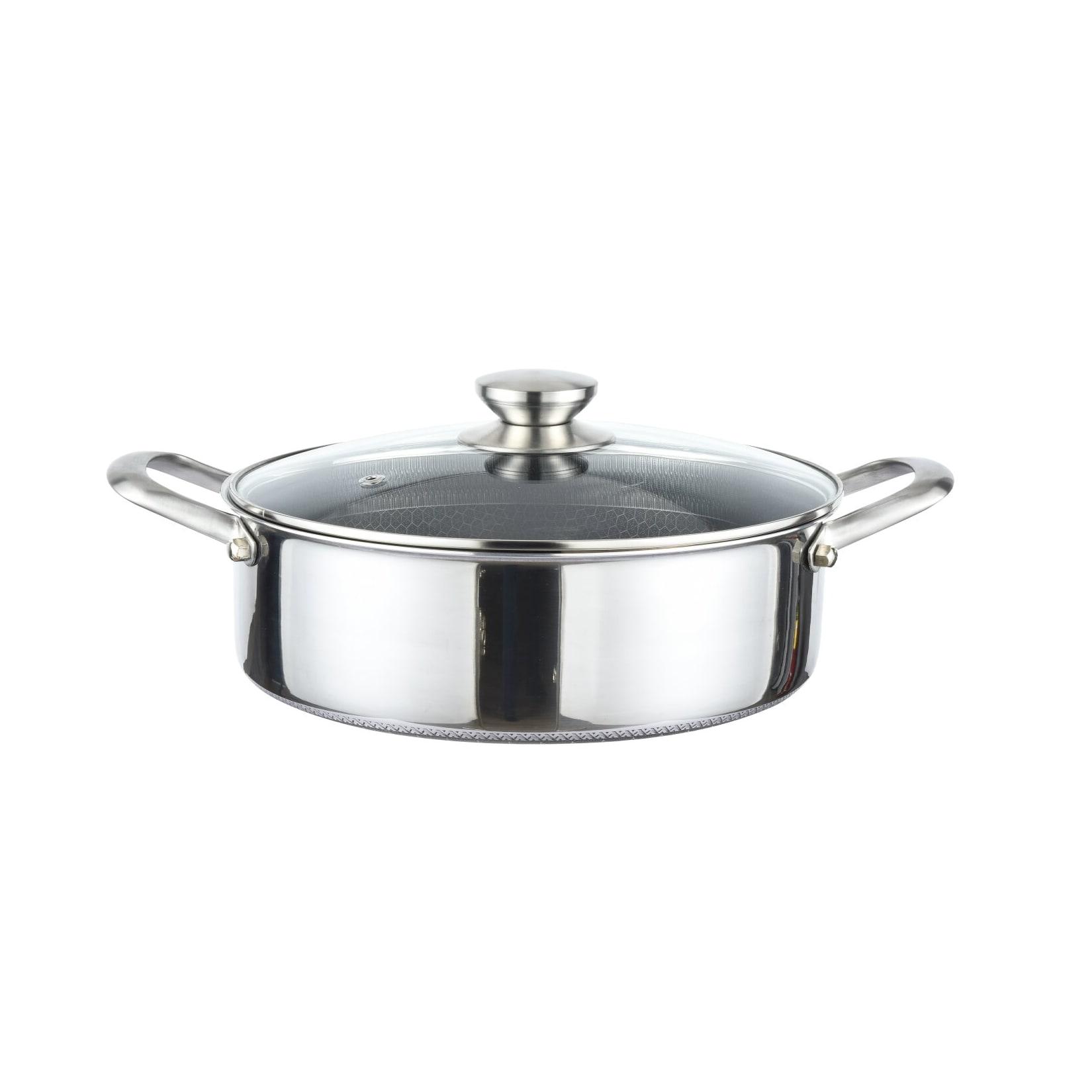 Edelstahl Wabenstruktur Kochtopf Induktion Ø28cm Topf