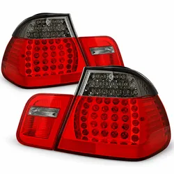 LED-Rückleuchten passend für BMW E46 2001–2005 Limousine | Rot/Smoke