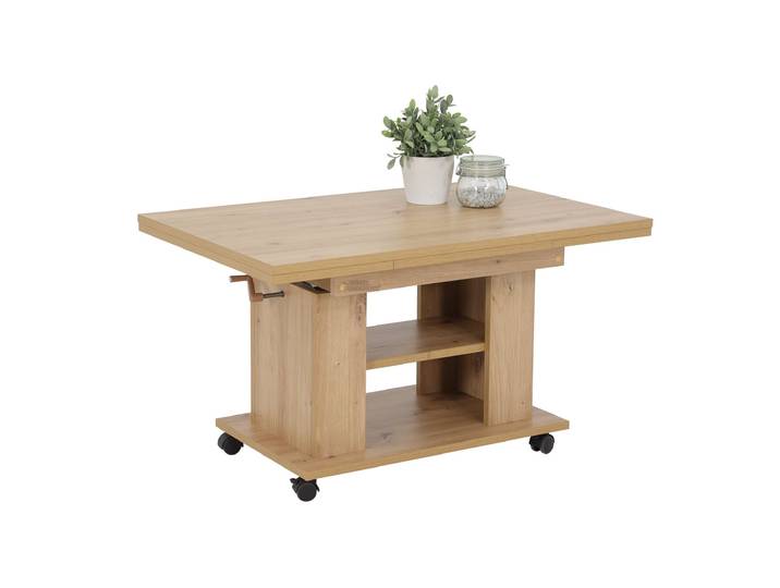 Couchtisch Artisan Eiche 90 x 60 cm ausziehbar - JAKOB