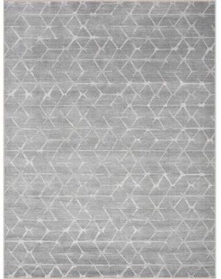 Well Woven Abstract Kintsugi Modern Geometric Flat-Weave Machine Washable Area Rug