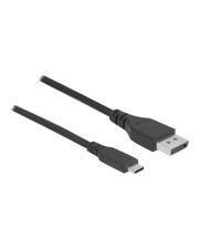 Delock Kabel Bidirectional 8K/60Hz USB Type-C DisplayPort 1.5 m Audio/Multimedia Digital/Daten Digital/Display/Video 1,5 m (86040)