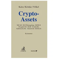 Crypto-Assets, Fachbücher von Susanne Kalss, Christoph Krönke, Oliver Völkel