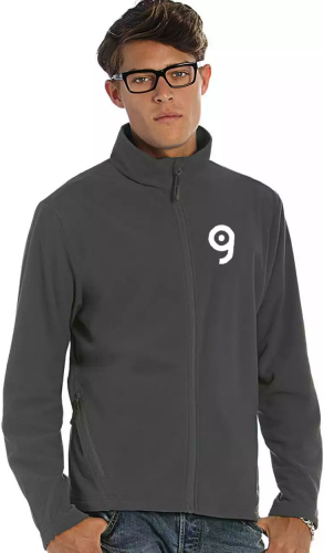 Pile uomo  con zip intera, micropile 170g, regular fit Personalizzate o neutre B&C Collection