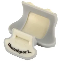 Thumbport Daumenstütze für Querflöte Grau Elfenbein - Fingerschoner