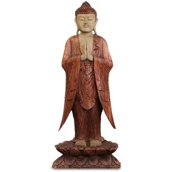 Hand Carved Buddha Statue - 100 cm Welcome
