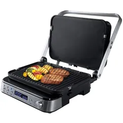 Orava Grillchef3, Kontaktgrill, Silber, Schwarz