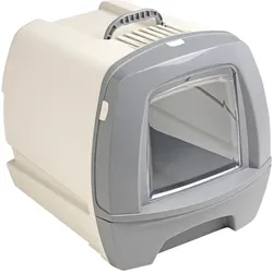 3x Nobby Katzentoilette 80's, 50x40x42cm, grau (Katzenklo offen), Katzenklo