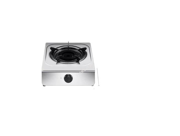 Brûleur Wok simple de haute qualité, cuisinière à gaz en acier inoxydable pour la cuisine, cuisinière simple à gaz liquéfié, cuisinière à gaz naturel GPL