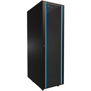 Extralink Netzwerkschrank Standard, EX.8611, 19 Zoll, Standschrank, 1500 kg, 600x2000x1000 mm, schwarz, 42 HE