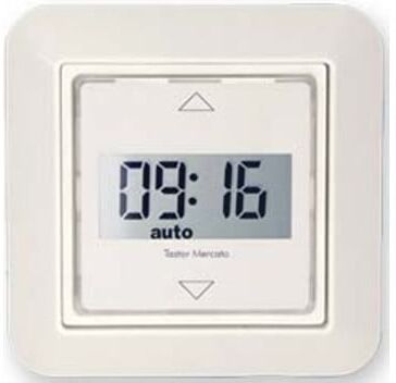 Kaiser Nienhaus Rollladensteuerung m. LCD Tagesprg.+Mem/Zufall Tastor Mercato rws (320050)