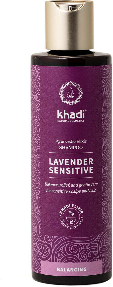 200ml khadi Balancing Ayurvedic Elixir Shampoo Lavender Sensitive