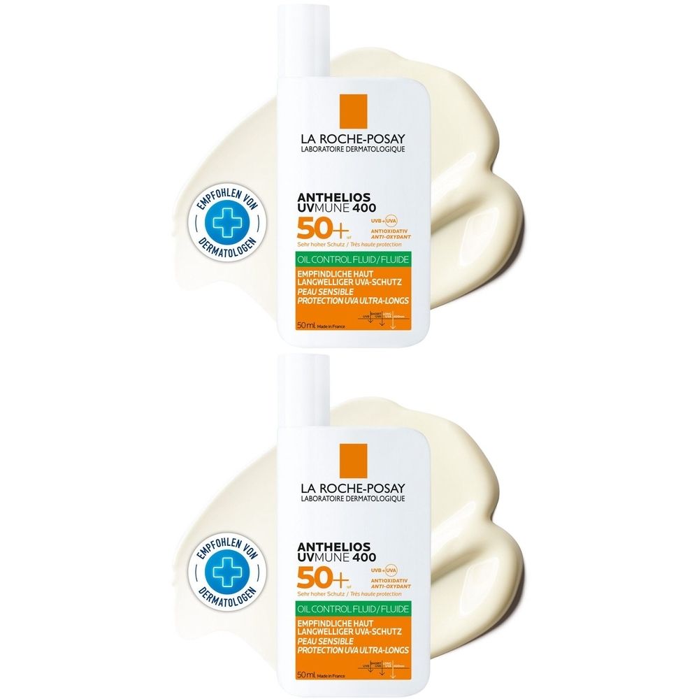 Roche-Posay Anthelios Oil Control Fluid UVMune 400 2x 2x50 ml Flüssigkeit