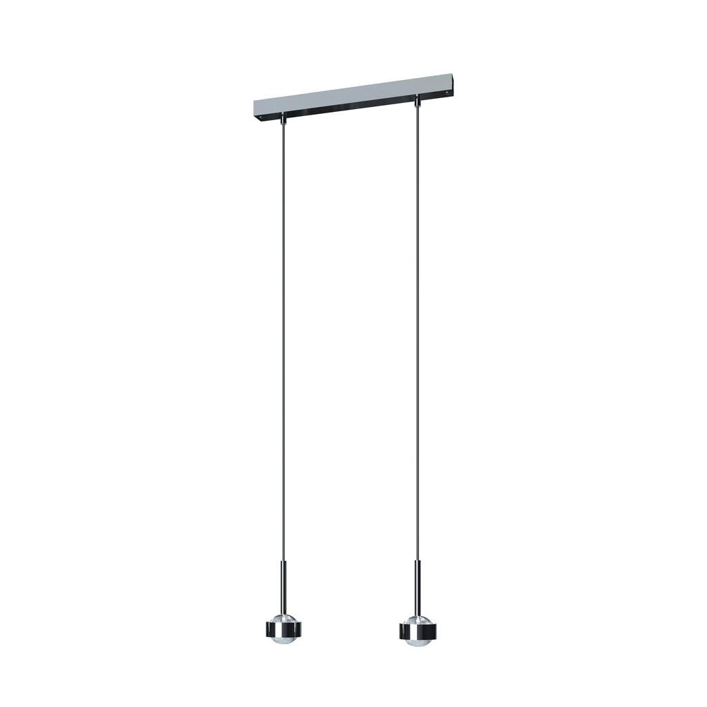 Top Light Puk Mini Choice Drop Pendelleuchte 2 Köpfe (chrommatt, Standard-Fassun... chrommatt | Standard-Fassung 8-6074021-H