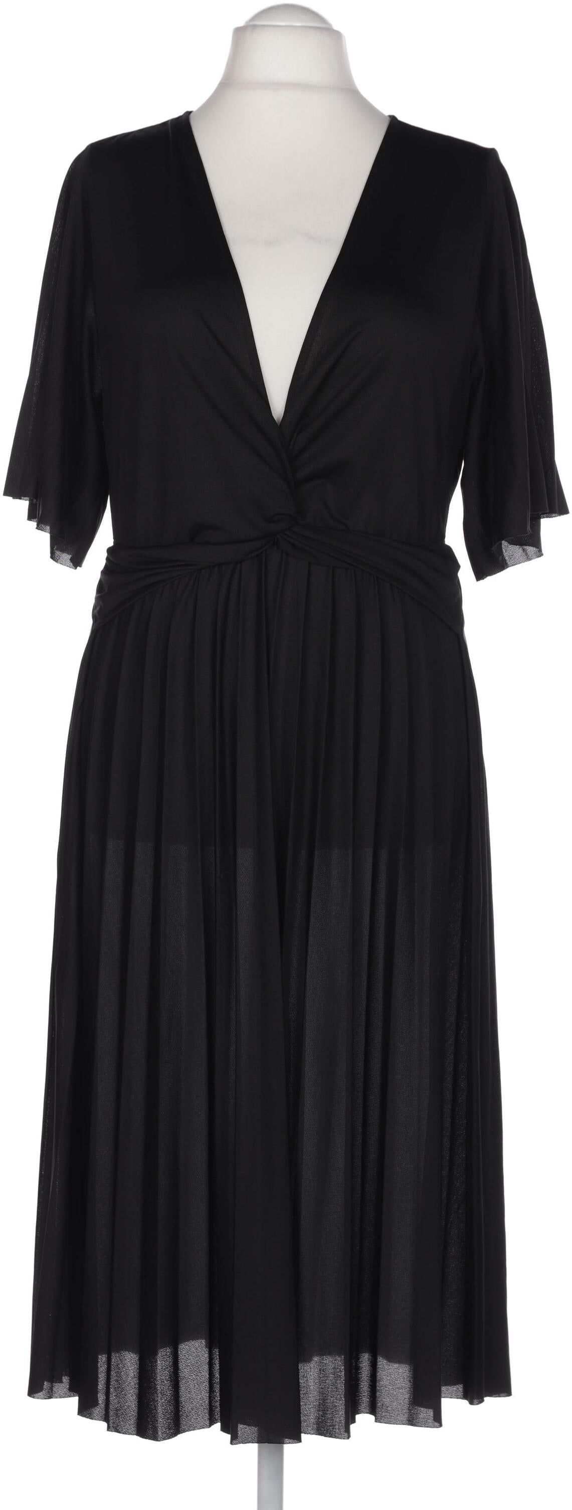 asos Curve Damen Kleid, Schwarz, Gr. EU 46, Synthetik - Second Hand