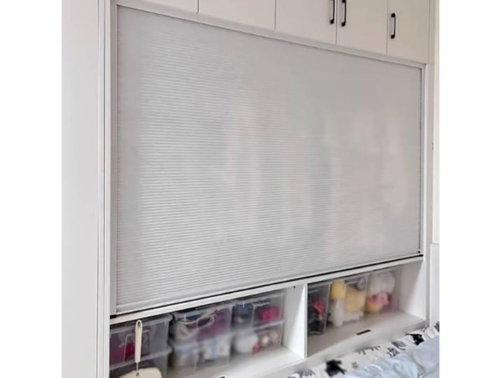 MLYAYE Faltbare Schranktüren in Sondergröße für kleine Einsparungen, 40 cm 50 60 70 80 90 100 120 cm breiter Kleiderschrank, temporäres Akkordeontor mit Zellstoffpaneel(40 x 70 cm)