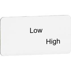 ABB MA6-1075 1SFA611930R1075 Beschriftungsschild verriegelbar (B x H) 27 mm x 1 mm 1 St. Piece