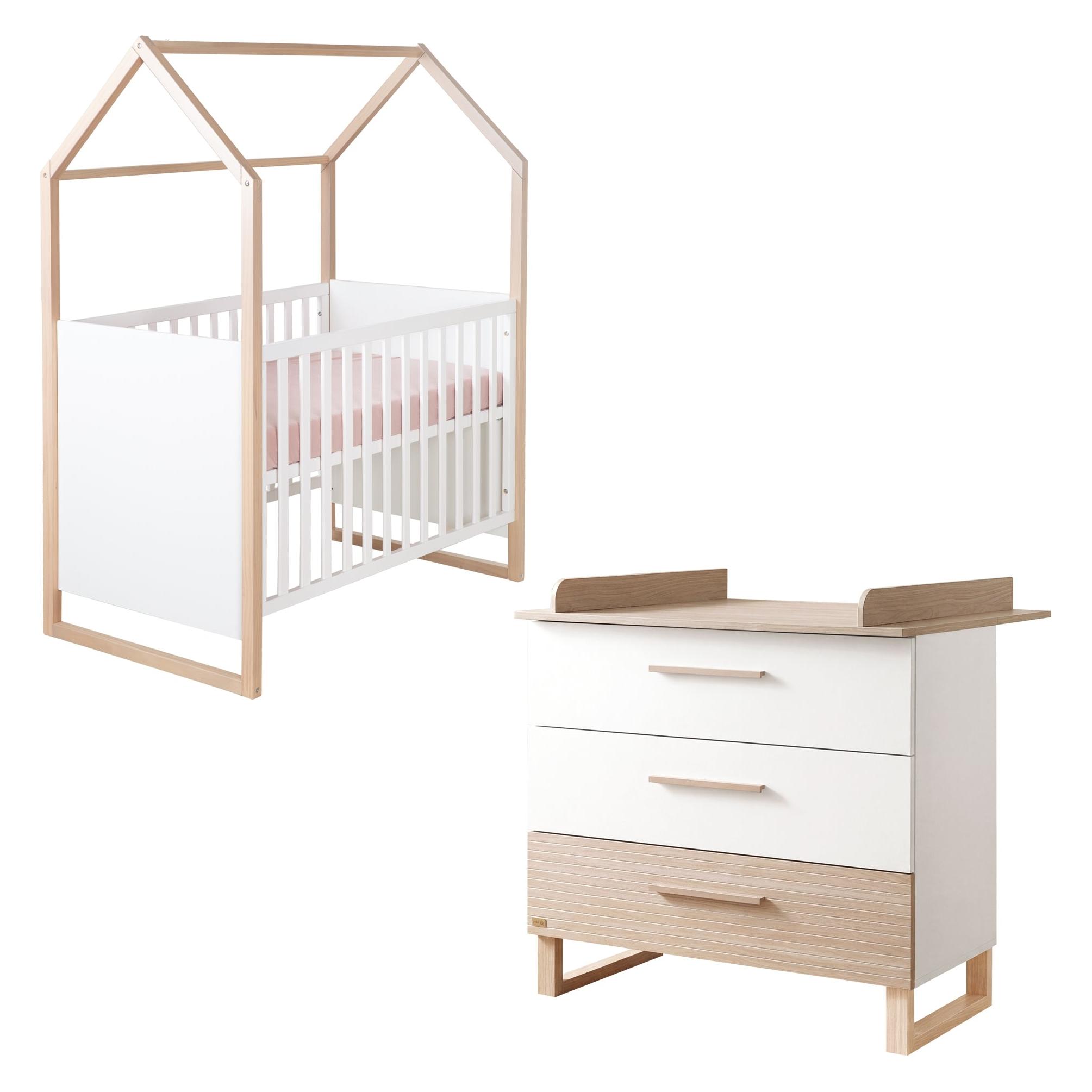 Roba Kinderzimmerset Noah (Babybett, Wickelkommode) (1014893)