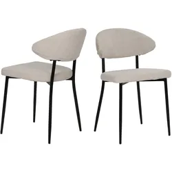 SIT Sit&Chairs »Noah« Stuhl 2er-Set beige