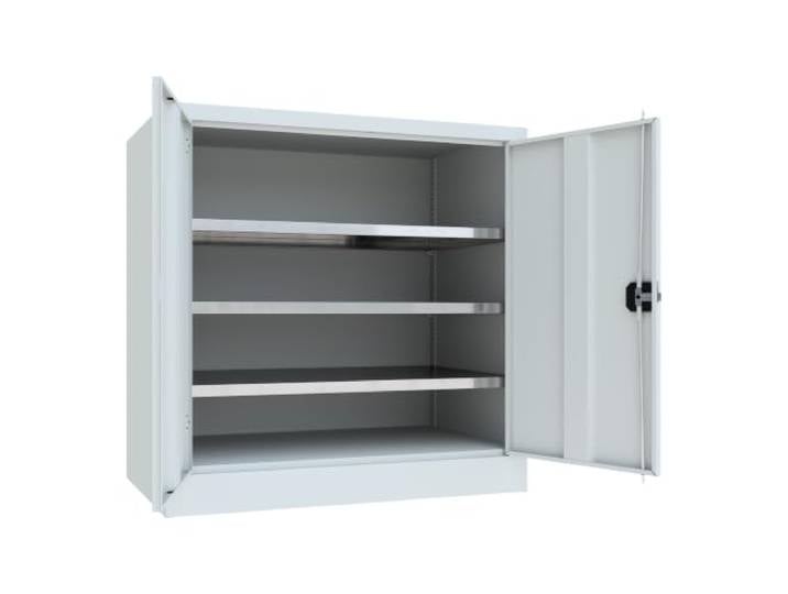 STIER Universalschrank Premium mit 2 verz. Einlegeböden 1000x1000x600mm