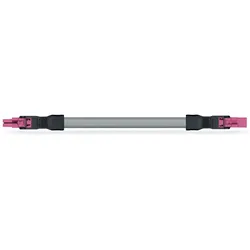 Wago 891-8992/005-207 konfektionierte Verbindungsleitung,Eca,Buchse Stecker,pink 8918992005207