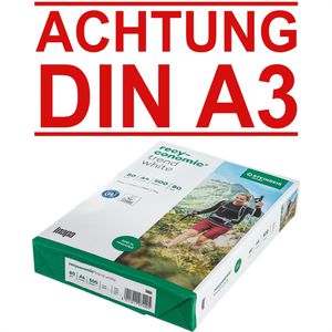 Inapa Kopierpapier Recyconomic Trend White, A3, Recycling, 80g/qm, weiß, 500 Blatt