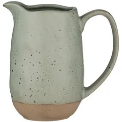 Ladelle Terrakotta Wasser Krug TERRA - salbeigrün/braun - Handarbeit - 1,3l