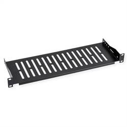 VALUE 19-Zoll-Geräteträger, 485 x 150mm, max. 10 kg, schwarz 26.99.0400