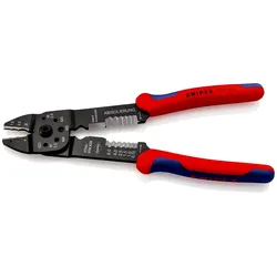 KNIPEX Crimpzange 230mm Mehrkomponenten-Hülle schwarz lackiert 97 21 215