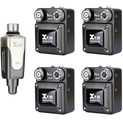 XVive U4 SET R4 In-Ear Monitor Wireless System, 1x Transmisser & 4 Reciever