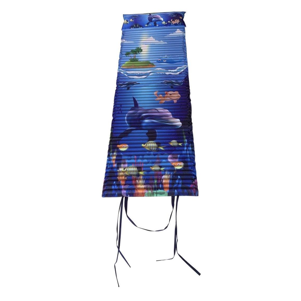 Kubi Sport Leżak Plażowy Piankowy z Zagłówkiem Nadrukiem KUBISPORT 184 x 55 x 1,5 cm (184 cm) (8595727405464)
