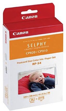 Canon RP-54 cartucho de tinta + papel de tamanho postal