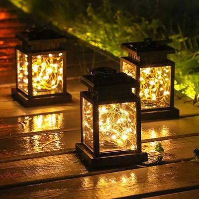 Uplifted Goods Solar Powered LED Lantern For Indoor And Outdoor Ambience 30 Led Warm Light 0 5w