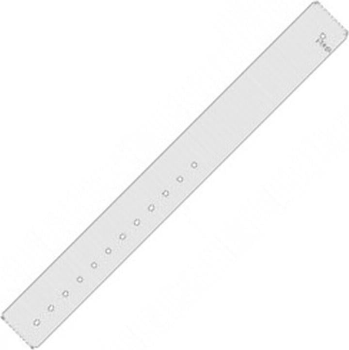 Zebra Z-Band Quickclip polsband, wit, synthetisch materiaal, thermische transfer bedrukbaar