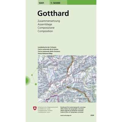 5001 Gotthard, Sonstige von Bundesamt für Landestopografie swisstopo, Swisstopo, 978-3-302-05001-0