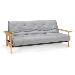 INNOVATION LIVING Schlafsofa Balder Stoff Grau Granit