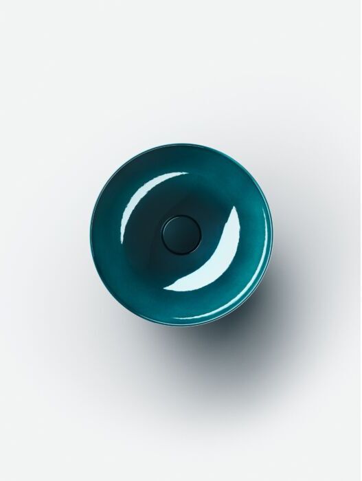 Alape Aqua Schalenbecken 3901000093 Ø 360 mm, 137 mm, deep indigo, ohne Hahnloch/Überlauf