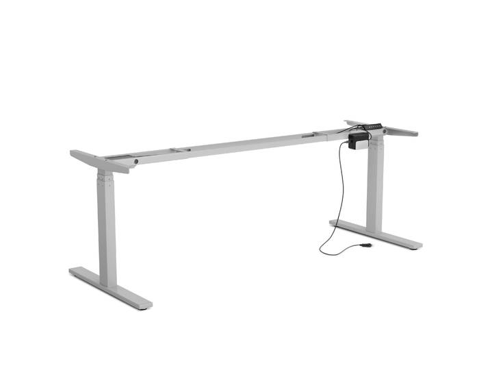 Tischgestell Stehpult elektrisch grau 180 - 200 cm