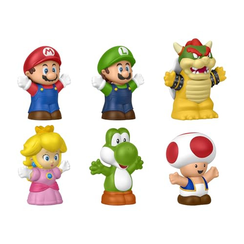 Fisher-Price Little People My Mario set met 6 figuren, meerkleurig