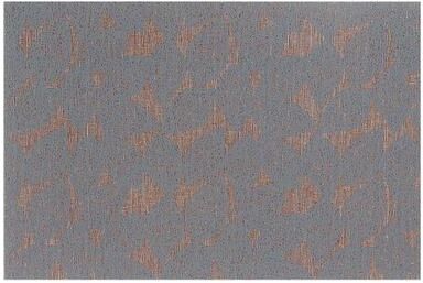 IH Casa Decor Poly-Linen Printed Placemat Leave Grey - Set of 12