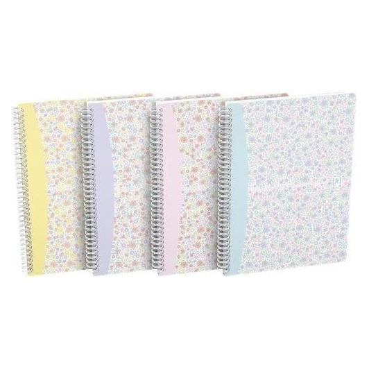 Oxford Notizbuch B5/60K Florales Gitter (5 Stück) (B5, Kariert) (400094955)
