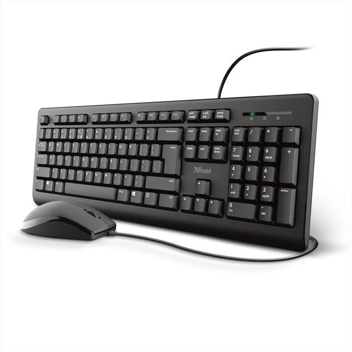 Trust Primo Keyboard And Mouse Set It-black